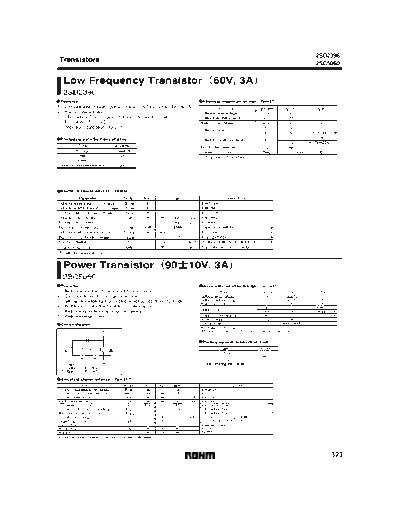 Rohm 2sd2396  . Electronic Components Datasheets Active components Transistors Rohm 2sd2396.pdf