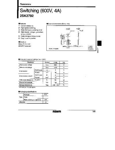 Rohm 2sk2792 1-5  . Electronic Components Datasheets Active components Transistors Rohm 2sk2792_1-5.pdf