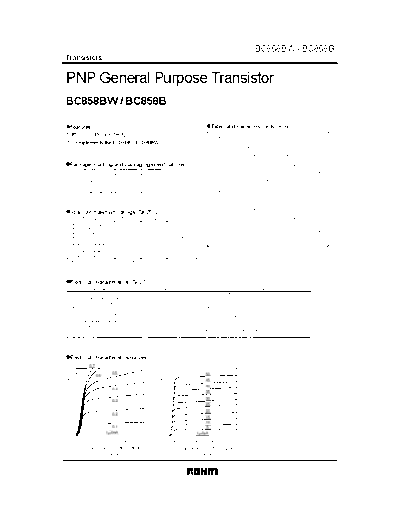 Rohm bc858bw bc858b  . Electronic Components Datasheets Active components Transistors Rohm bc858bw_bc858b.pdf