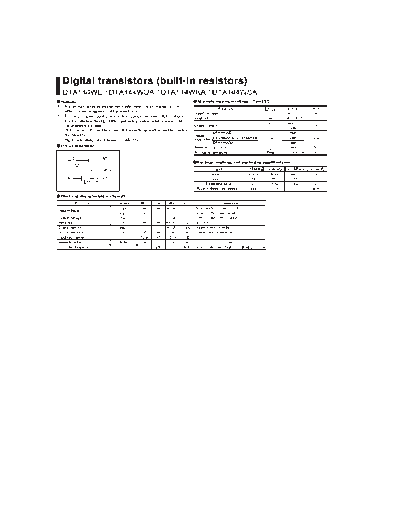 Rohm dta144we-wua-wka 76 sot416 323-346  . Electronic Components Datasheets Active components Transistors Rohm dta144we-wua-wka_76_sot416_323-346.pdf