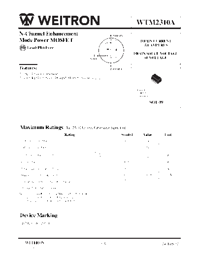 Wietron wtm2310a  . Electronic Components Datasheets Active components Transistors Wietron wtm2310a.pdf