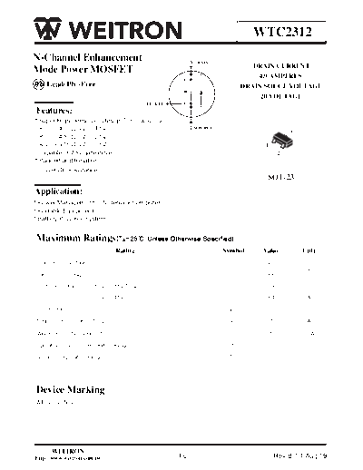 Wietron wtc2312  . Electronic Components Datasheets Active components Transistors Wietron wtc2312.pdf