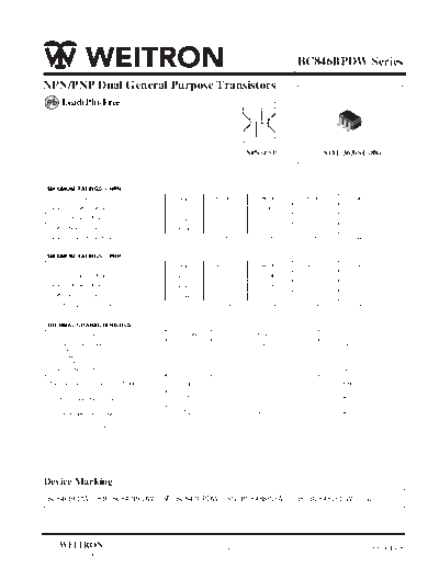 Wietron bc846bpdw bc847 bc848  . Electronic Components Datasheets Active components Transistors Wietron bc846bpdw_bc847_bc848.pdf