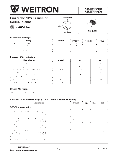 Wietron mmbt5088-89  . Electronic Components Datasheets Active components Transistors Wietron mmbt5088-89.pdf