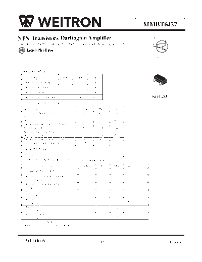 . Electronic Components Datasheets mmbt6427  . Electronic Components Datasheets Active components Transistors Wietron mmbt6427.pdf