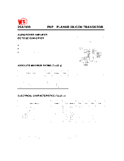 WingShing 2sa1939  . Electronic Components Datasheets Active components Transistors WingShing 2sa1939.pdf