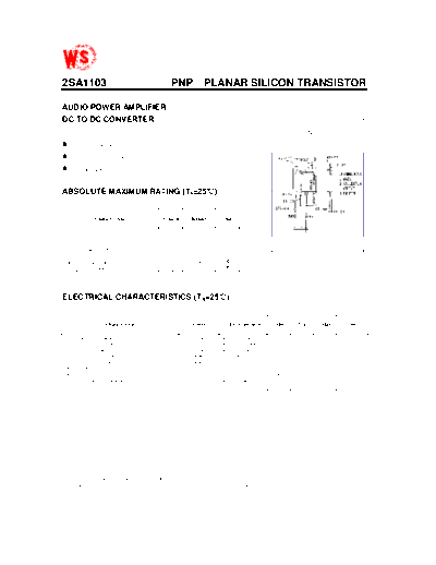 WingShing 2sa1103  . Electronic Components Datasheets Active components Transistors WingShing 2sa1103.pdf