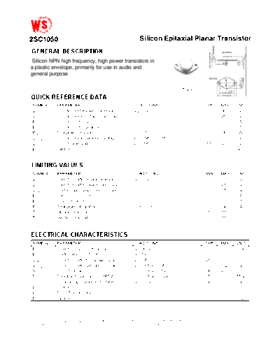 WingShing 2sc1050  . Electronic Components Datasheets Active components Transistors WingShing 2sc1050.pdf