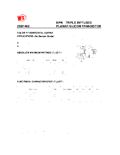 WingShing 2sd1402  . Electronic Components Datasheets Active components Transistors WingShing 2sd1402.pdf