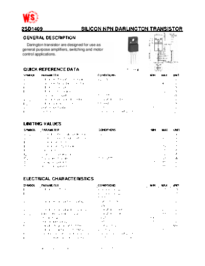 WingShing 2sd1409  . Electronic Components Datasheets Active components Transistors WingShing 2sd1409.pdf