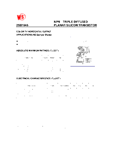 WingShing 2sd1545  . Electronic Components Datasheets Active components Transistors WingShing 2sd1545.pdf