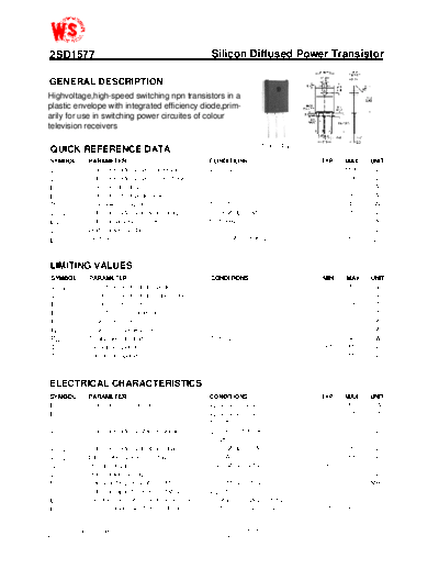 WingShing 2sd1577  . Electronic Components Datasheets Active components Transistors WingShing 2sd1577.pdf