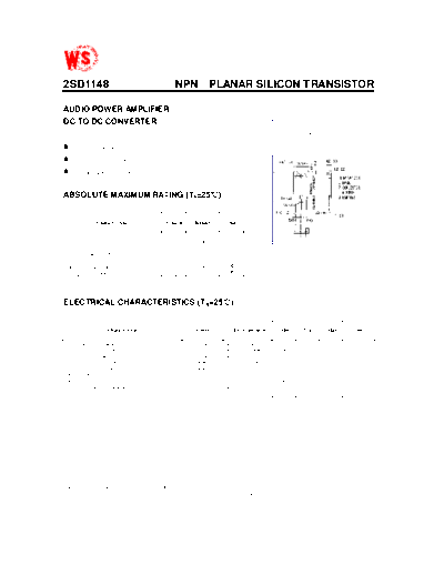 WingShing 2sd1148  . Electronic Components Datasheets Active components Transistors WingShing 2sd1148.pdf