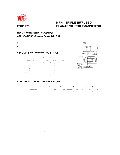 WingShing 2sd1175  . Electronic Components Datasheets Active components Transistors WingShing 2sd1175.pdf