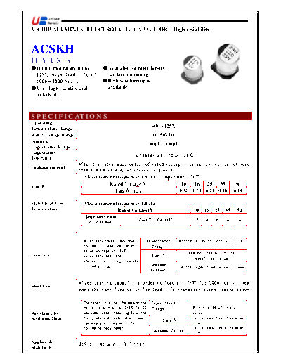 UB [United Benefit] UB [smd] ACSKH Series  . Electronic Components Datasheets Passive components capacitors UB [United Benefit] UB [smd] ACSKH Series.pdf