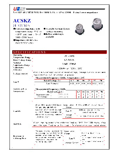 UB [United Benefit] UB [smd] ACSKZ Series  . Electronic Components Datasheets Passive components capacitors UB [United Benefit] UB [smd] ACSKZ Series.pdf