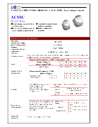 UB [United Benefit] UB [smd] ACSSC Series  . Electronic Components Datasheets Passive components capacitors UB [United Benefit] UB [smd] ACSSC Series.pdf