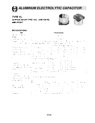 Cosonic [SMD] VL Series  . Electronic Components Datasheets Passive components capacitors Cosonic Cosonic [SMD] VL Series.pdf