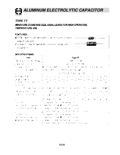 Cosonic [axial] TT Series  . Electronic Components Datasheets Passive components capacitors Cosonic Cosonic [axial] TT Series.pdf