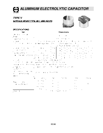 Cosonic ec48  . Electronic Components Datasheets Passive components capacitors Cosonic ec48.pdf