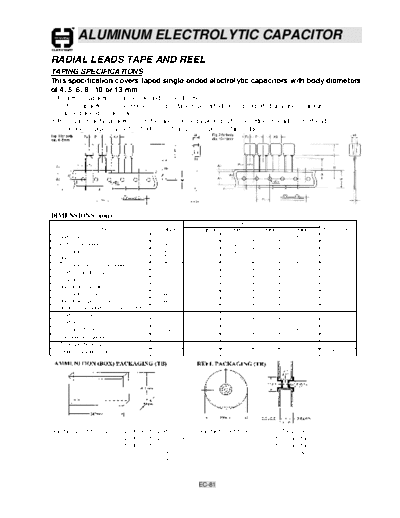 Cosonic ec81  . Electronic Components Datasheets Passive components capacitors Cosonic ec81.pdf