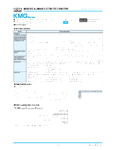 Chemi-con UCC [radial thru-hole] KMG series  . Electronic Components Datasheets Passive components capacitors Chemi-con UCC [radial thru-hole] KMG series.pdf