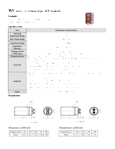 Acon [u-terminal] WU Series  . Electronic Components Datasheets Passive components capacitors Acon Acon [u-terminal] WU Series.pdf