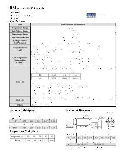 Acon [radial thru-hole] RM Series  . Electronic Components Datasheets Passive components capacitors Acon Acon [radial thru-hole] RM Series.pdf