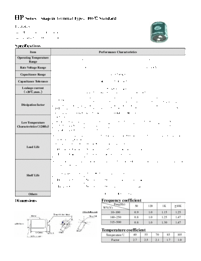 Acon Acon [snap-in] HP Series  . Electronic Components Datasheets Passive components capacitors Acon Acon [snap-in] HP Series.pdf