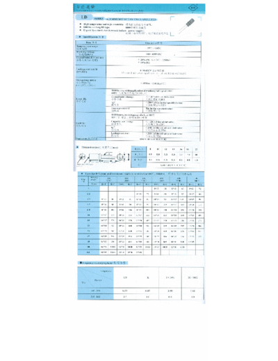 BH LI [radial thru-hole] LD Series  . Electronic Components Datasheets Passive components capacitors BH LI [radial thru-hole] LD Series.pdf