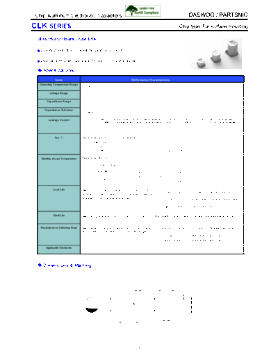 Daewoo-Parstnic Daewoo-Partsnic [SMD] CLK Series  . Electronic Components Datasheets Passive components capacitors Daewoo-Parstnic Daewoo-Partsnic [SMD] CLK Series.pdf