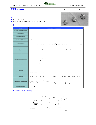 Daewoo-Parstnic Daewoo-Partsnic [SMD] CXZ Series  . Electronic Components Datasheets Passive components capacitors Daewoo-Parstnic Daewoo-Partsnic [SMD] CXZ Series.pdf