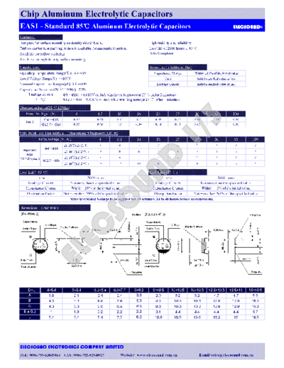 Elecsound [SMD] EAS1 Series  . Electronic Components Datasheets Passive components capacitors Elecsound Elecsound [SMD] EAS1 Series.pdf