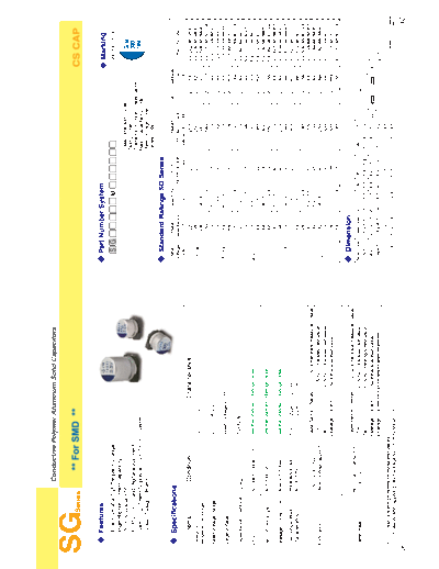 Elite [polymer SMD] SG Series  . Electronic Components Datasheets Passive components capacitors Elite Elite [polymer SMD] SG Series.pdf