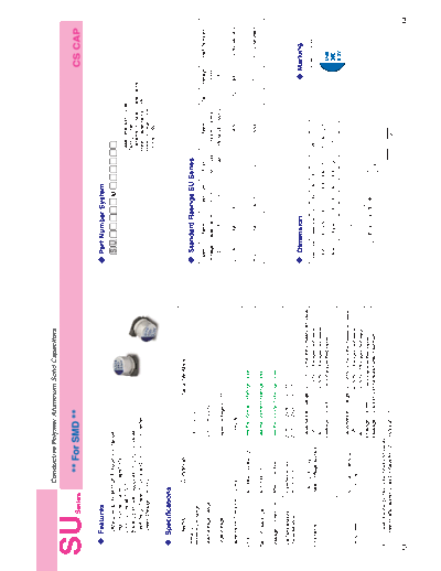 Elite [polymer SMD] SU Series  . Electronic Components Datasheets Passive components capacitors Elite Elite [polymer SMD] SU Series.pdf