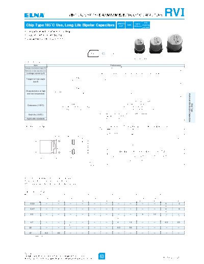 Elna [non-polar smd] RVI Series  . Electronic Components Datasheets Passive components capacitors Elna Elna [non-polar smd] RVI Series.pdf