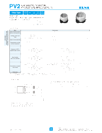 Elna [polymer smd] PV2 Series  . Electronic Components Datasheets Passive components capacitors Elna Elna [polymer smd] PV2 Series.pdf