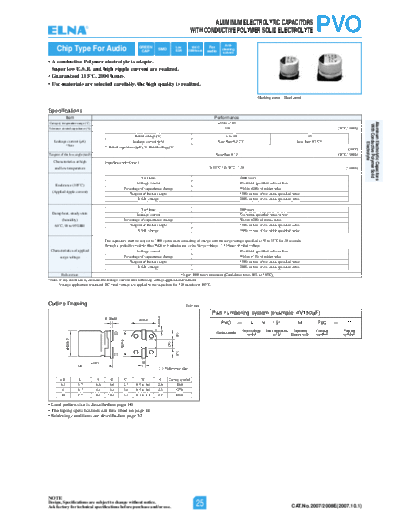 Elna [polymer smd] PVO Series  . Electronic Components Datasheets Passive components capacitors Elna Elna [polymer smd] PVO Series.pdf