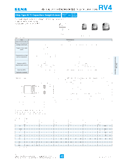Elna Elna [smd] RV4 Series  . Electronic Components Datasheets Passive components capacitors Elna Elna [smd] RV4 Series.pdf