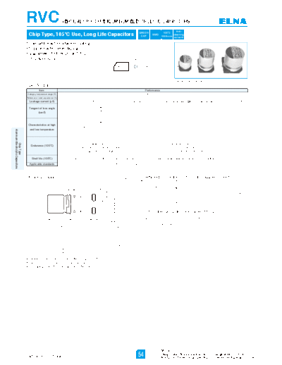 Elna Elna [smd] RVC Series  . Electronic Components Datasheets Passive components capacitors Elna Elna [smd] RVC Series.pdf