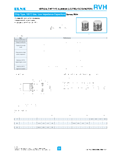 Elna Elna [smd] RVH Series  . Electronic Components Datasheets Passive components capacitors Elna Elna [smd] RVH Series.pdf