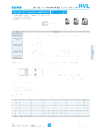 Elna [smd] RVL Series  . Electronic Components Datasheets Passive components capacitors Elna Elna [smd] RVL Series.pdf