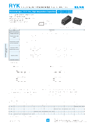Elna Elna [smd] RYK Series  . Electronic Components Datasheets Passive components capacitors Elna Elna [smd] RYK Series.pdf