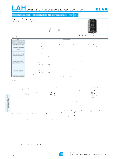 Elna [snap-in] LAH Series  . Electronic Components Datasheets Passive components capacitors Elna Elna [snap-in] LAH Series.pdf