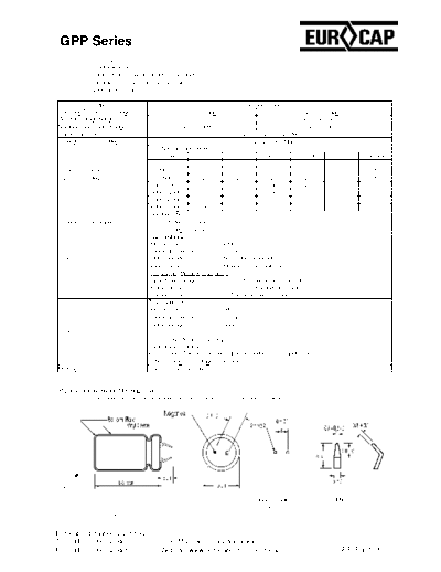 Eurocap [snap-in] GPP Series  . Electronic Components Datasheets Passive components capacitors Eurocap Eurocap [snap-in] GPP Series.pdf