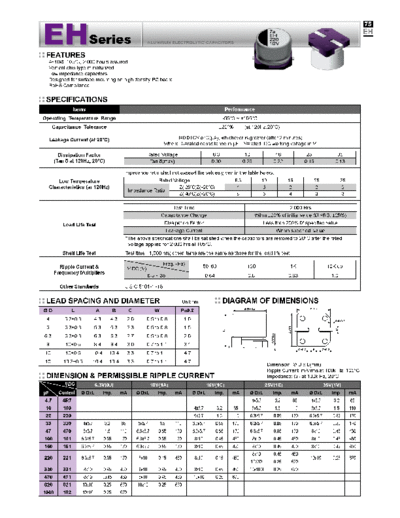 Evercon [smd] EH Series  . Electronic Components Datasheets Passive components capacitors Evercon Evercon [smd] EH Series.pdf