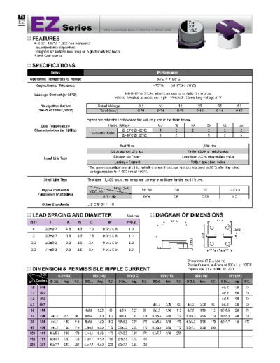 Evercon [smd] EZ Series  . Electronic Components Datasheets Passive components capacitors Evercon Evercon [smd] EZ Series.pdf
