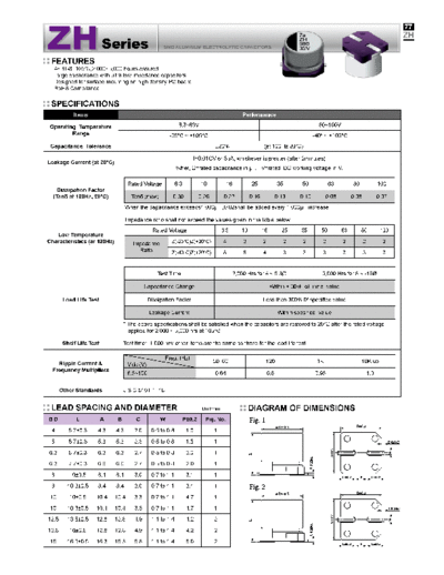 Evercon [smd] ZH Series  . Electronic Components Datasheets Passive components capacitors Evercon Evercon [smd] ZH Series.pdf