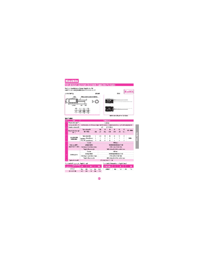 Koshin [radial thru-hole] K3A Series  . Electronic Components Datasheets Passive components capacitors Koshin Koshin [radial thru-hole] K3A Series.pdf