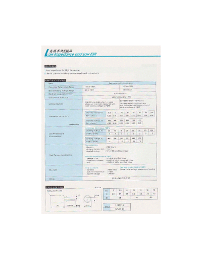 KSC [King-Sun] KSC [radial thru-hole] GL Series  . Electronic Components Datasheets Passive components capacitors KSC [King-Sun] KSC [radial thru-hole] GL Series.pdf